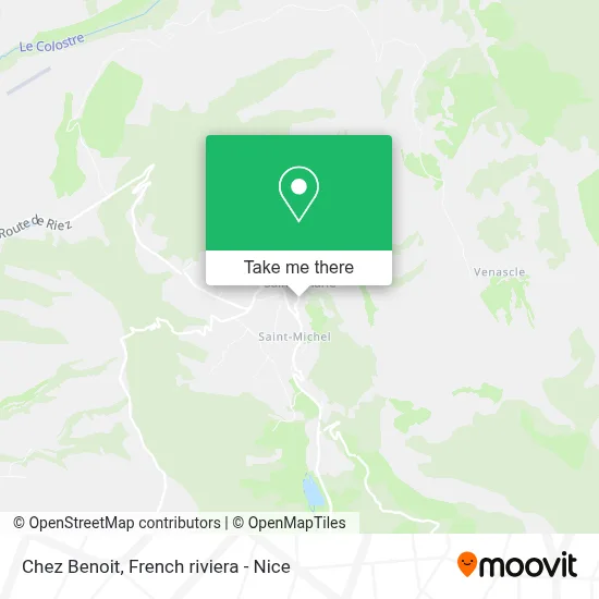 Chez Benoit map