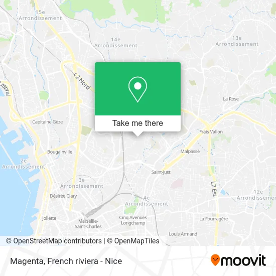 Magenta map