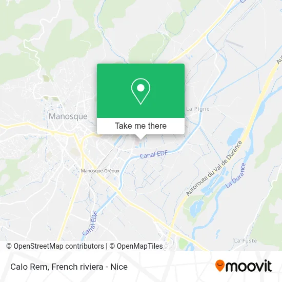 Calo Rem map