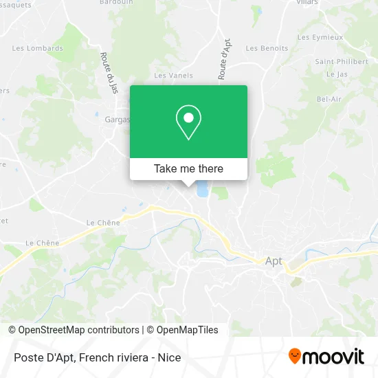 Poste D'Apt map