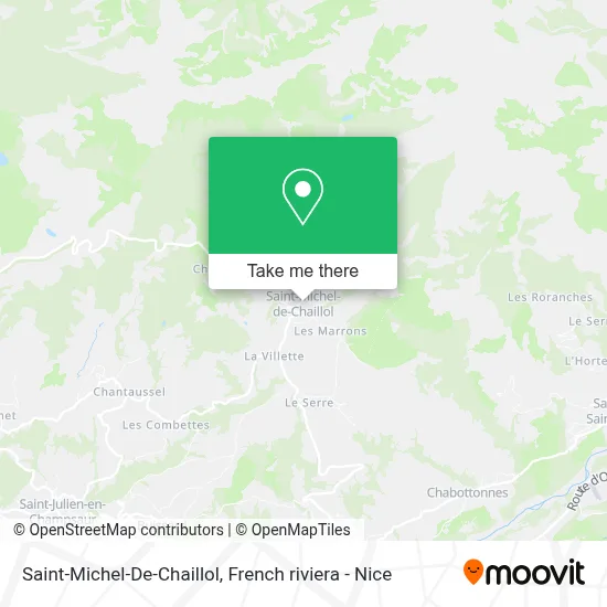 Saint-Michel-De-Chaillol map