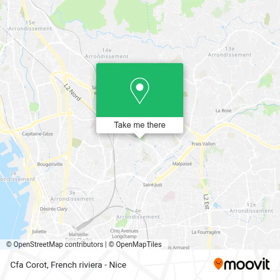 Cfa Corot map