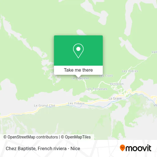 Chez Baptiste map