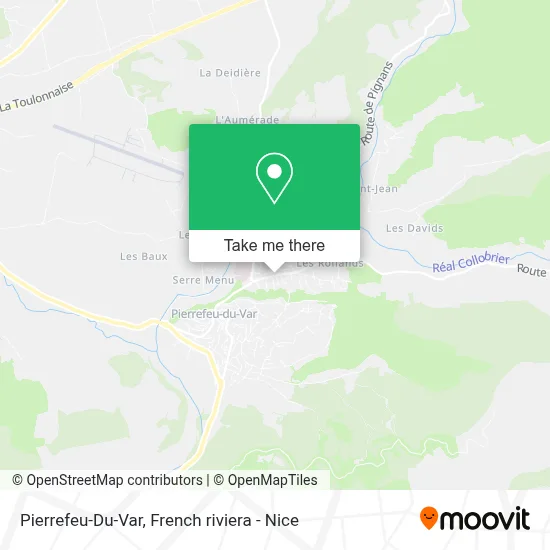 Pierrefeu-Du-Var map