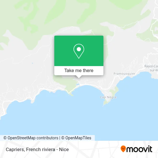 Capriers map