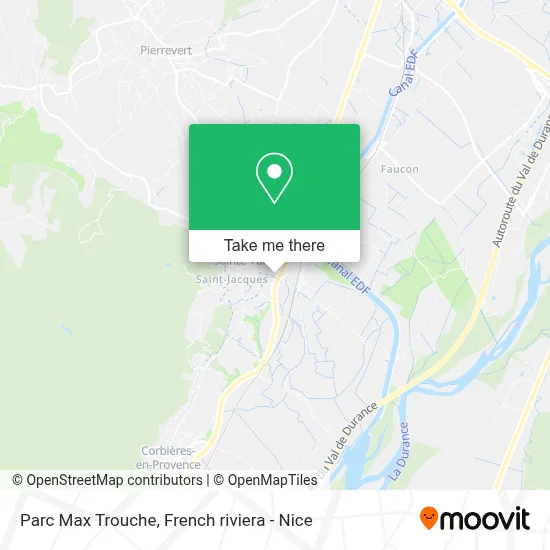Parc Max Trouche map