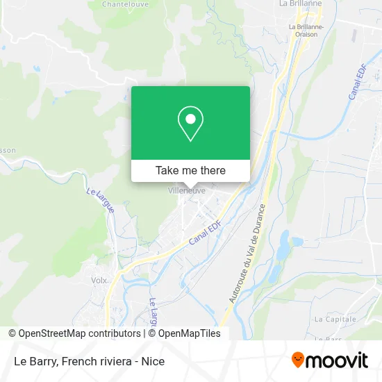 Le Barry map