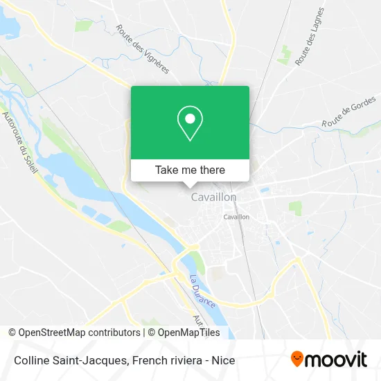 Colline Saint-Jacques map