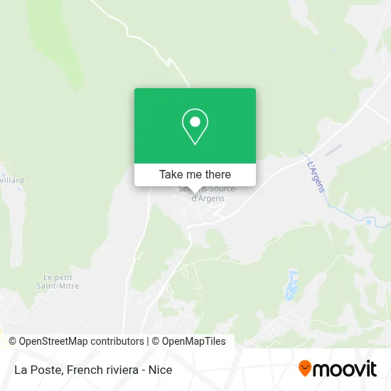 La Poste map