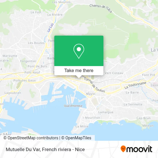 Mutuelle Du Var map
