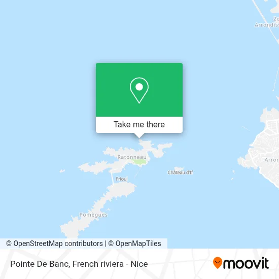Pointe De Banc map