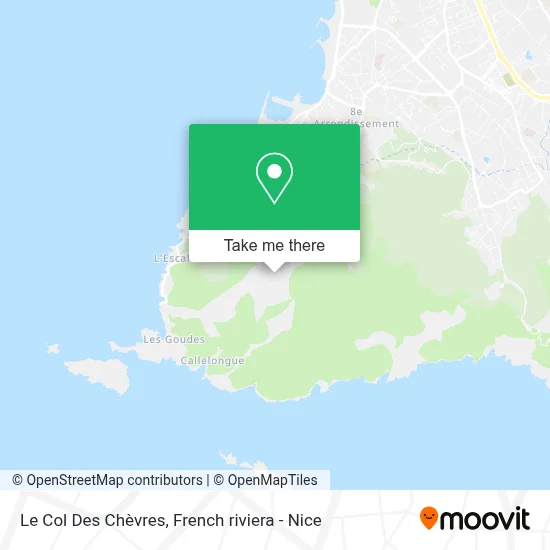 Le Col Des Chèvres map