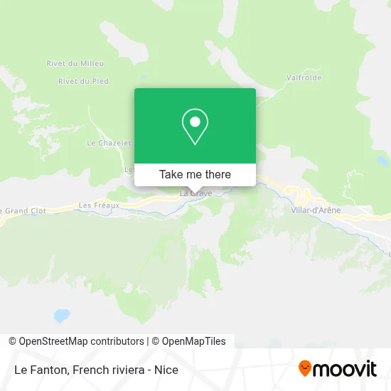 Le Fanton map
