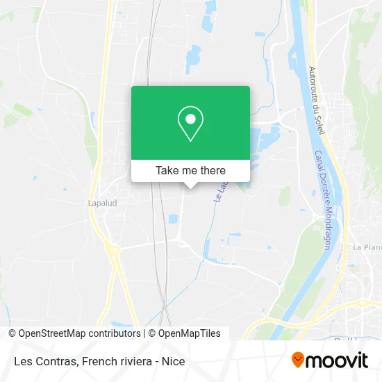 Les Contras map