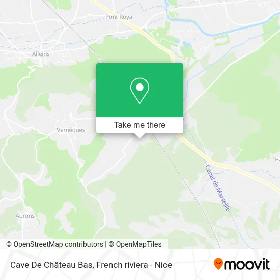 Cave De Château Bas map