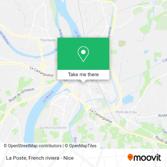 La Poste map