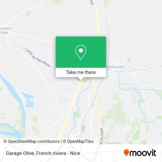 Garage Olive map