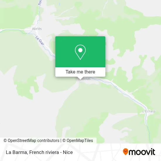 La Barma map