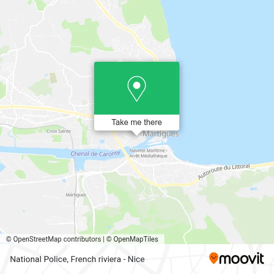 Police Nationale map