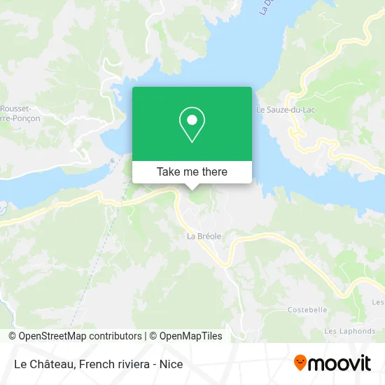 Le Château map