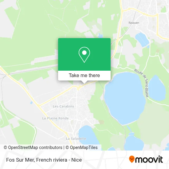 Fos Sur Mer map