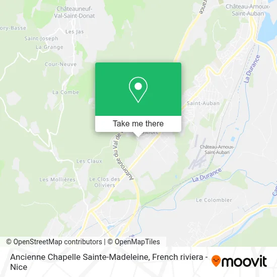 Ancienne Chapelle Sainte-Madeleine map