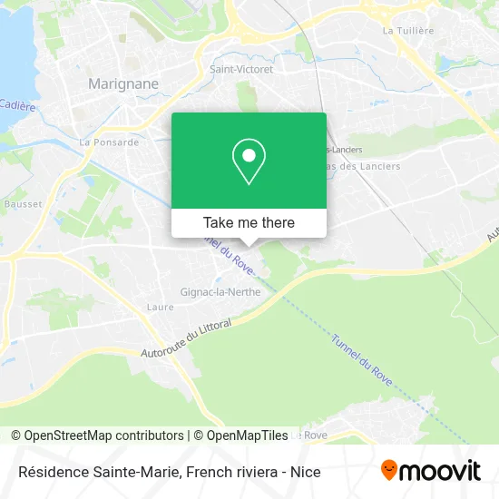Résidence Sainte-Marie map