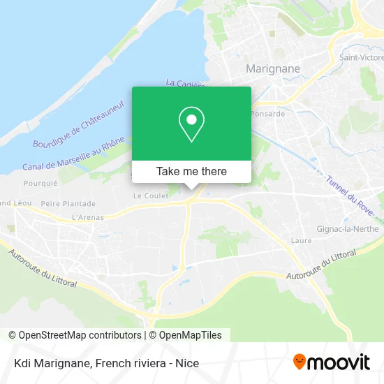 Kdi Marignane map