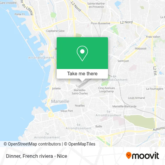 Dinner map