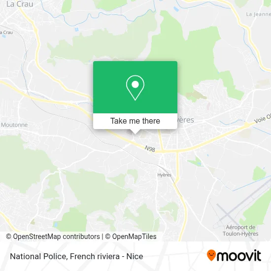 Police Nationale map