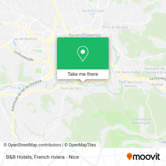 B&B Hotels map