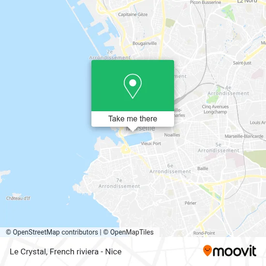 Le Crystal map