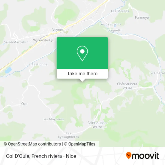 Col D'Oule map