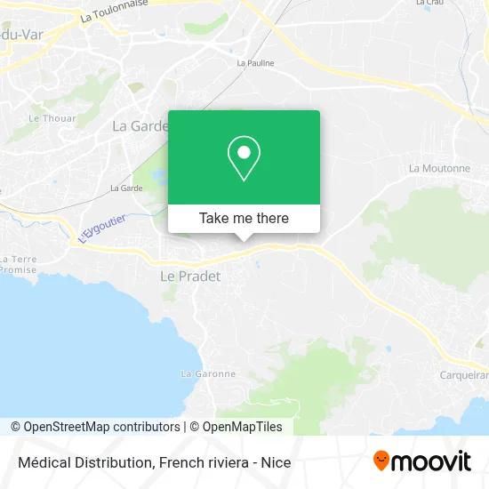 Médical Distribution map