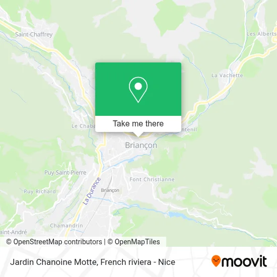 Jardin Chanoine Motte map