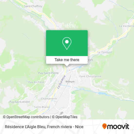 Résidence L'Aigle Bleu map