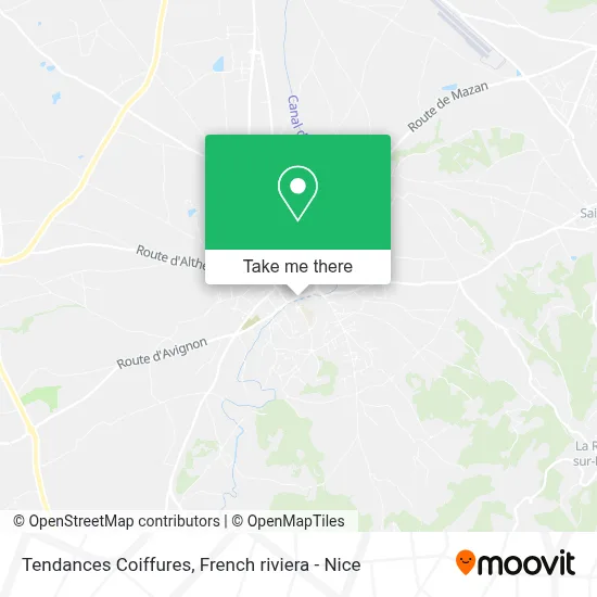 Tendances Coiffures map