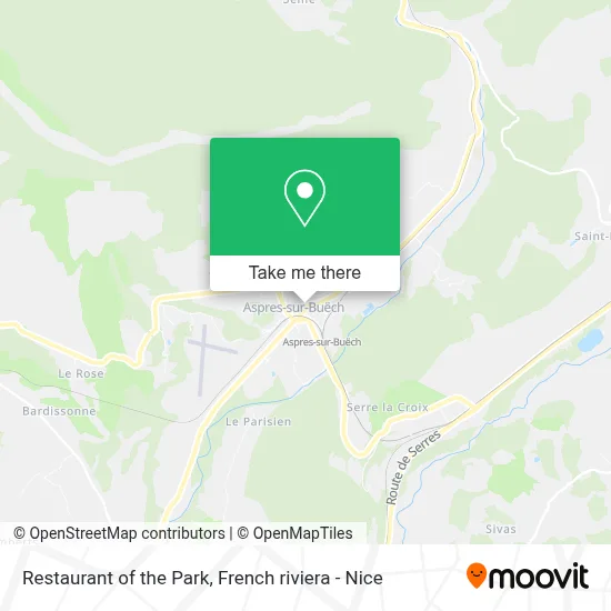 Restaurant Du Parc map