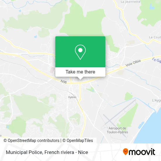 Police Municipale map