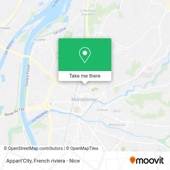 Appart'City map