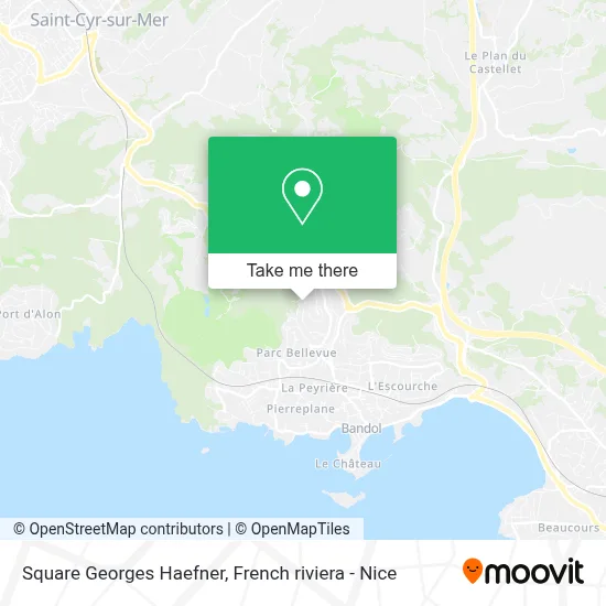 Square Georges Haefner map