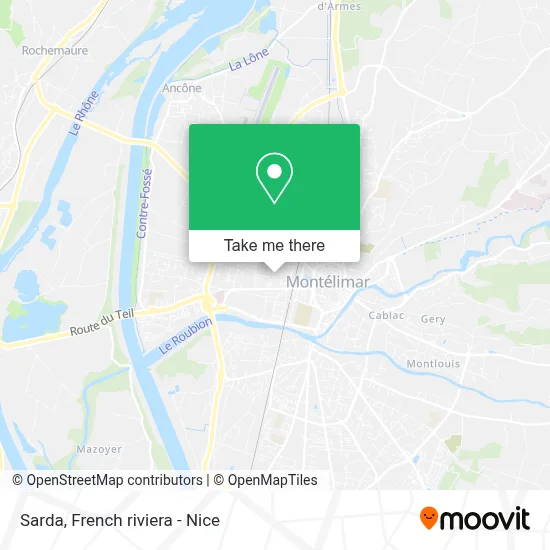 Sarda map