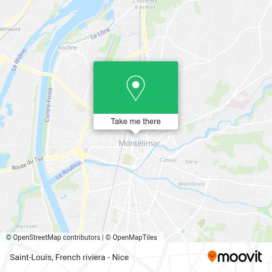 Saint-Louis map