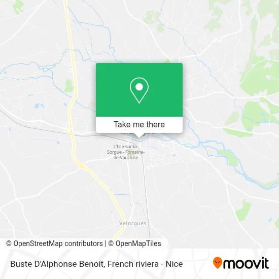Buste D'Alphonse Benoit map