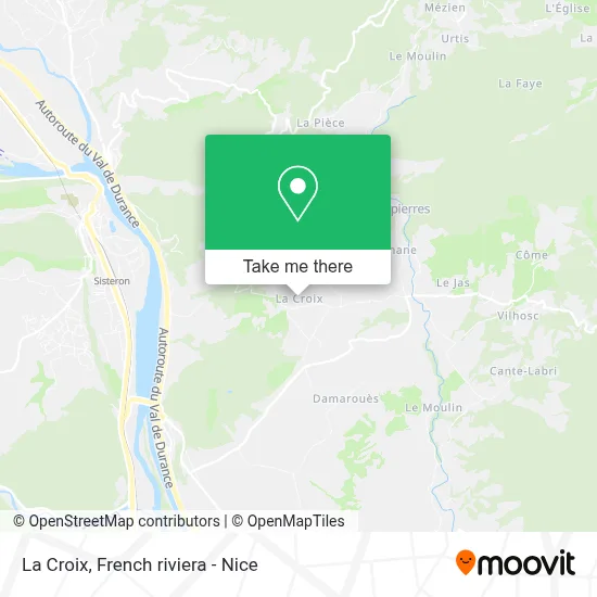La Croix map