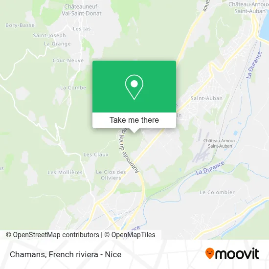 Chamans map