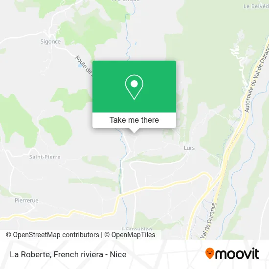 La Roberte map