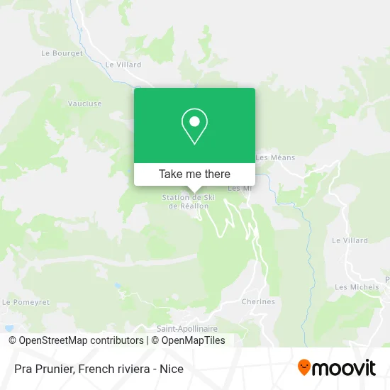 Pra Prunier map