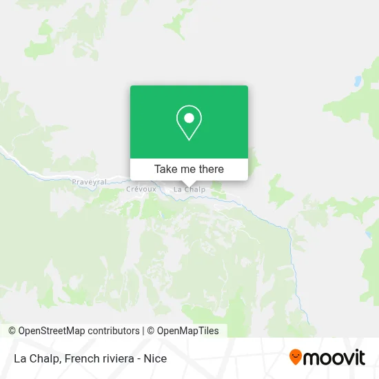 La Chalp map