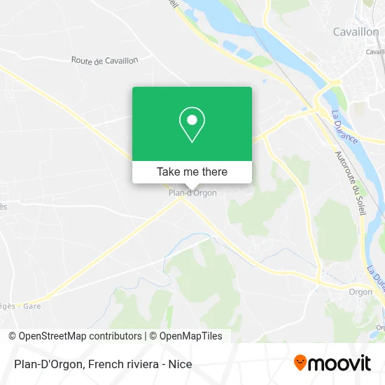 Plan-D'Orgon map